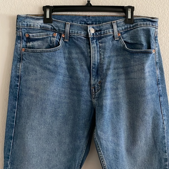 Levi's Men 505 Straight Leg Relaxed Fit Jeans Outdoor Causal High Waist - Picture 3 of 14